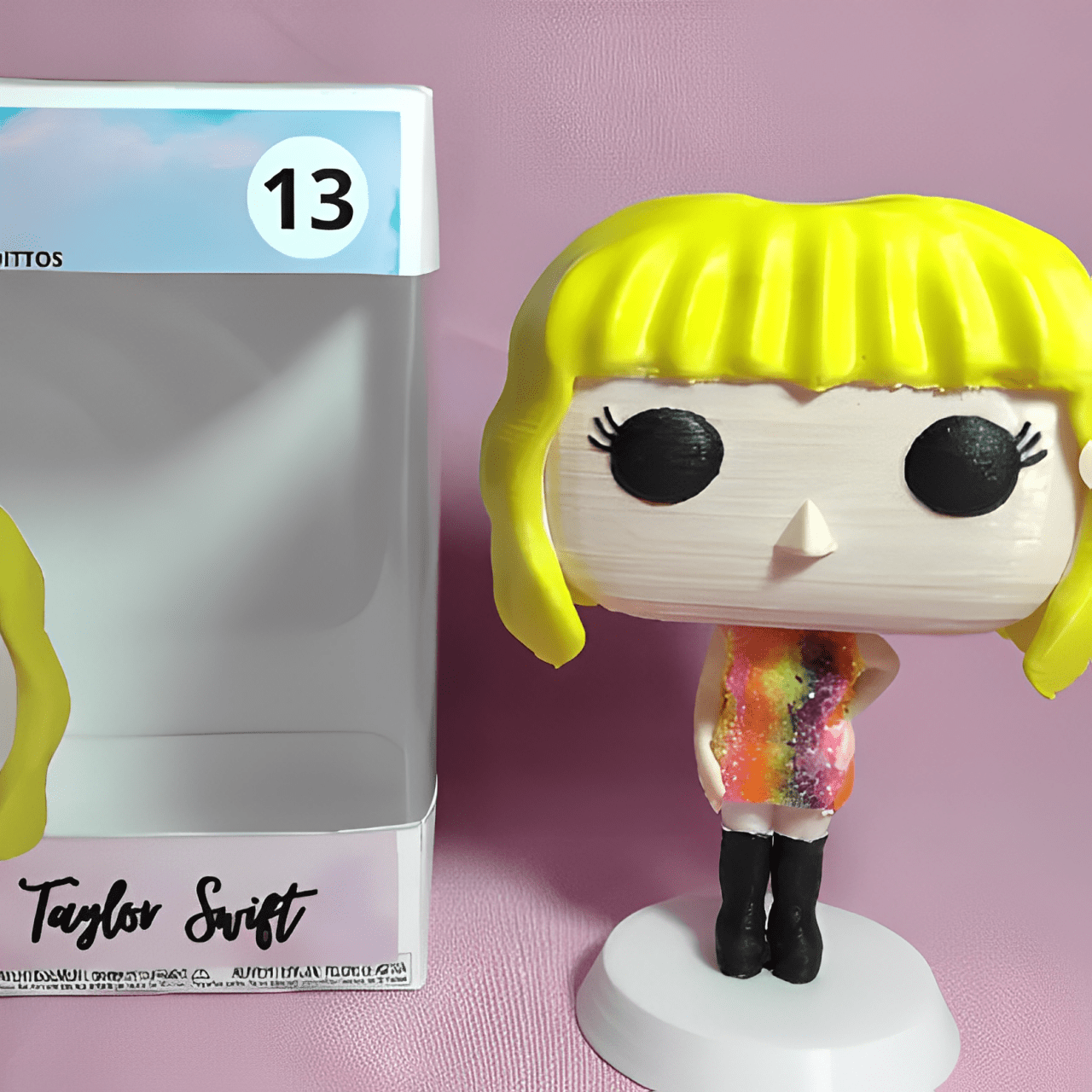 Funko pop taylor swift impresion 3D